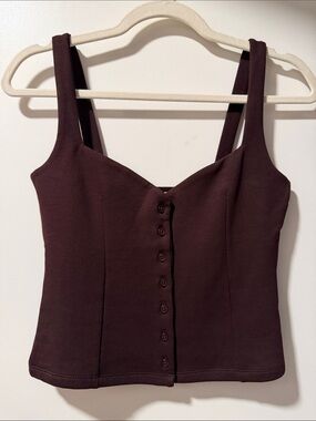 Zara Dark Brown Top